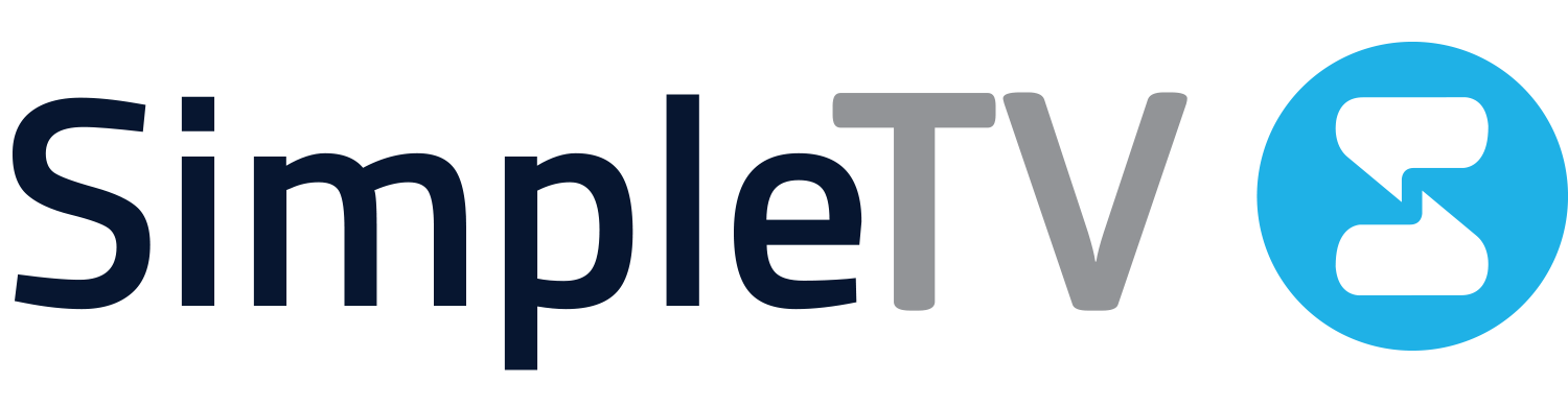 logotipo simples de TV